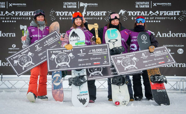 María Hidalgo sube al podio en el Grandvalira Total Fight