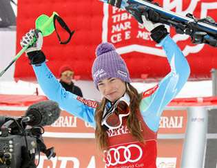 Tina Maze gana el Globo de Cristal