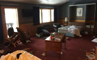 Universitarias de Michigan, destrozan el Treetops Resort durante un viaje de esquí en enero.