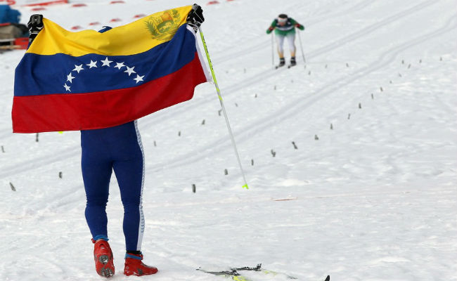 Esquiador venezolano es deportado a su país