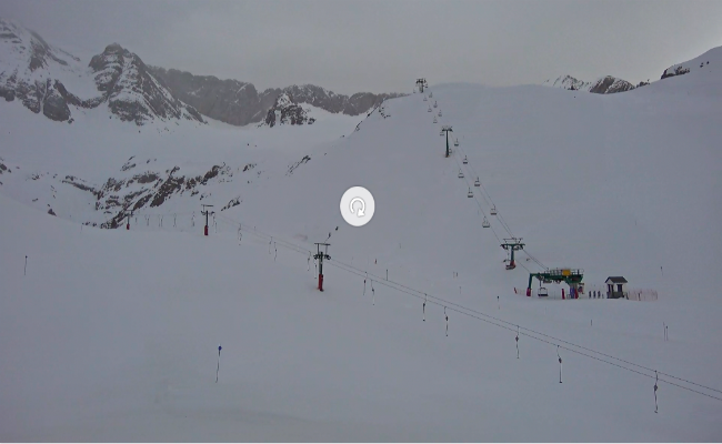 Vuelve la nieve al Pirineo Aragonés y bajan las temperaturas
