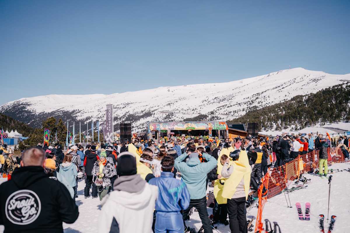 Grandvalira vibra con Snowrow: más de 16.000 asistentes en el festival de nieve y música
