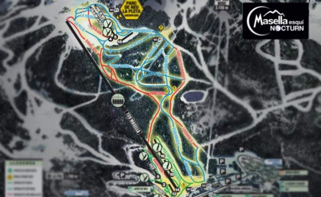 masella de nit mapa