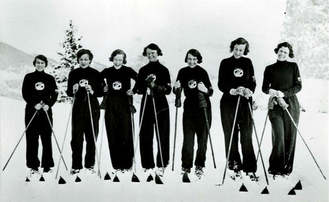 esquiadoras
