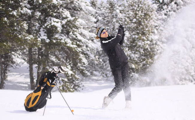 snow golf