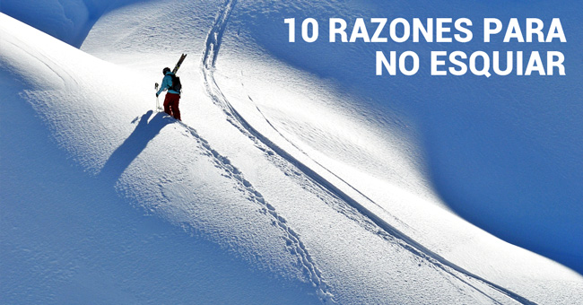 10 razones para no esquiar
