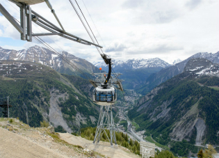 El nuevo super teleférico del Mont Blanc, está listo