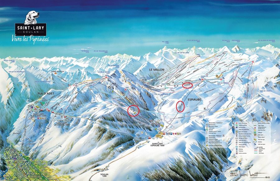 Saint Lary presenta nuevo plano de pistas para la temporada de esquí 2022-2023