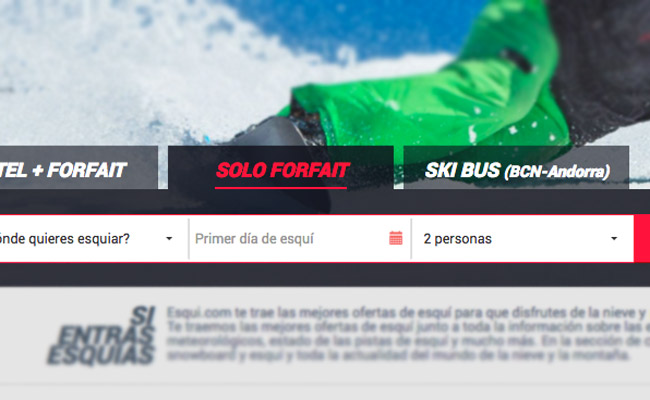 Esqui.com ofrece desde ahora Forfaits sueltos