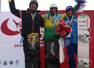 Lucas Eguibar, campeón del Mundo Júnior de snowboardcross