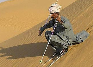 ¿Se puede esquiar en el Sahara?