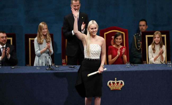 Lindsey Vonn recibe el Premio Princesa de Asturias
