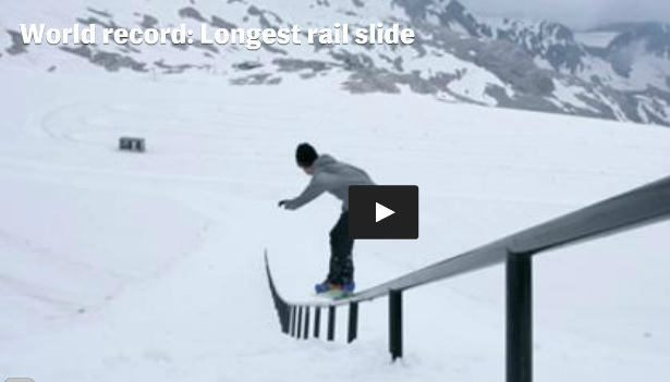 Record del Mundo de Rail Slide (84 m)