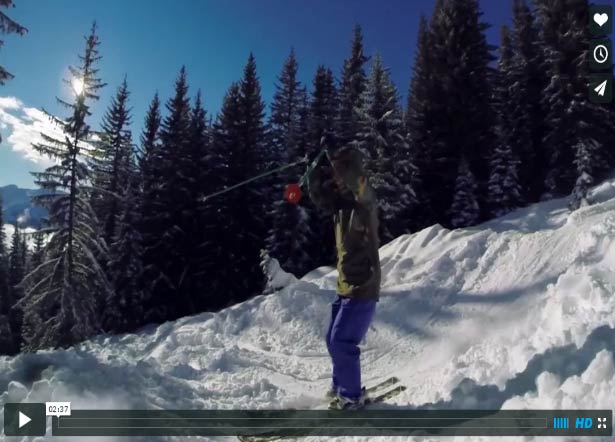 Ski tricks con efectos especiales